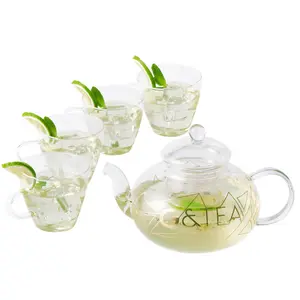 Fairmont Park Holzer 800ml Glass Solid Colour Teapot