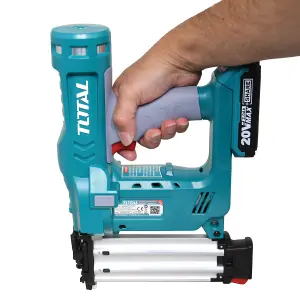 Total Li-Ion 20V Cordless Brad Nailer Kit (with Battery & Charger) - TCBNLI2016