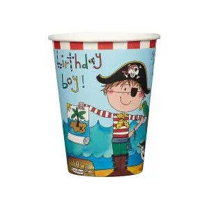 Rachel Ellen Birthday Boy Party Cup (Pack of 8) Multicoloured (One Size)