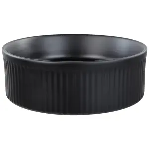 Ceramic Countertop Basin 370 mm Black GELDO