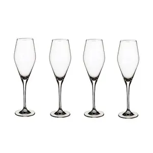 Villeroy & Boch La Divina Set of 4 Champagne Flutes