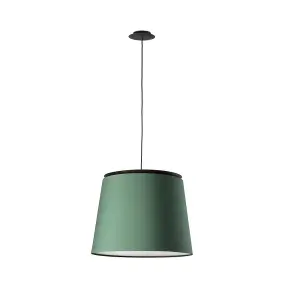 Luminosa Savoy Cylindrical Pendants Green, E27