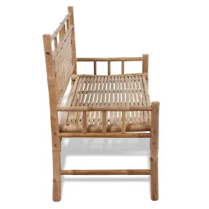 Berkfield Garden Bench 120 cm Bamboo