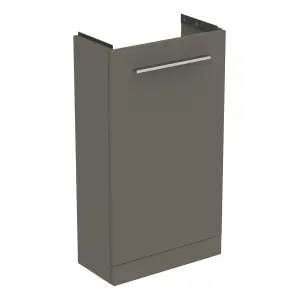 Ideal Standard i.life S Slimline Matt Quartz grey Freestanding Bathroom Vanity unit (H) 740mm (W) 410mm