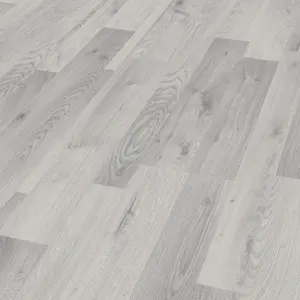 GoodHome Rockhampton Vintage grey oak Multistrip grey oak Grey wood effect Laminate Flooring, 2.397m²