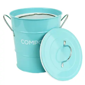 Caddy Company Compost Pail - Light Blue