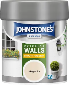 Johnstone's Masonry Paint Magnolia - 225ml