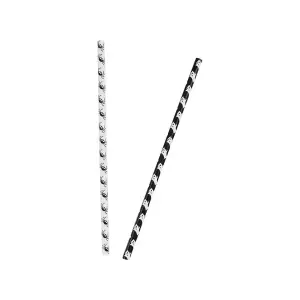 Unique Party Paper Ghost Halloween Disposable Straws (Pack of 10) White/Black (One Size)