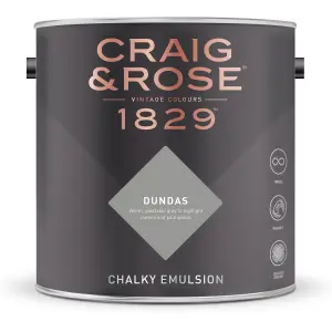 Craig & Rose 1829 Dundas Chalky Emulsion paint, 2.5L