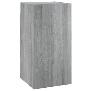 Berkfield TV Cabinet Grey Sonoma 30.5x30x60 cm Engineered Wood