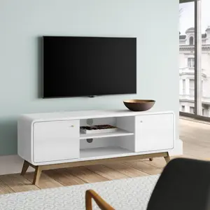 Justine TV Stand for TVs up to 60" White