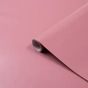 D-C-Fix Matt Ash Rose Pink Vinyl Self-adhesive film (L)2m (W)450mm