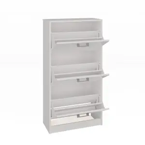 Paula Shoe Cabinet White for Demanding Customers