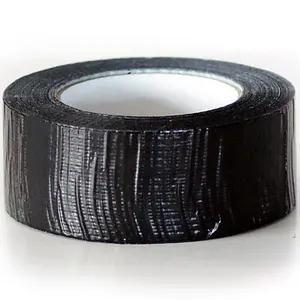 Black Gaffer Tape 50M x 48mm Gaffa Duck Duct Cloth Roll DJ Disco PA