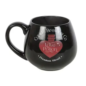 Something Different Love Potion 450ml Heat Changing Mug Black/Pink/White (One Size)