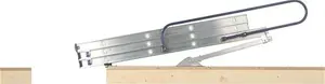 Mac Allister 3 Section 12 Tread Tilt & Turn Right Loft Ladder