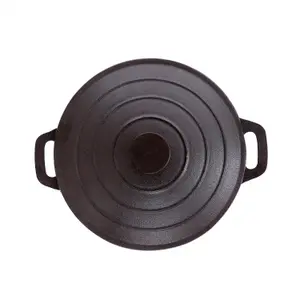 Oypla 4L Cast Iron Non Stick Casserole Dish Pan with Lid