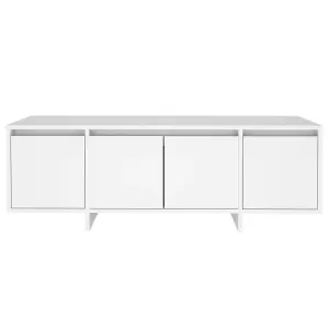 Berkfield TV Cabinet White 120x30x40.5 cm Engineered Wood