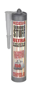 Evo-Stik Serious stuff Waterproof Solvent-free White Grab adhesive 290ml