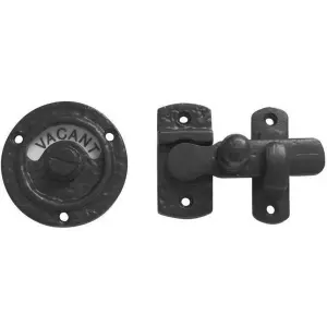 AFIT Black Toilet Bathroom Bolt Vacant Engaged Indicator Bolt 83mm