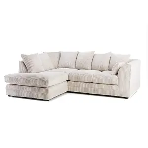 Jumbo Cord (Scatter Back) 4 Seater Corner Sofa