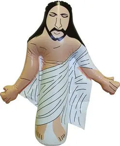 Diabolical Inflatable Jesus - Funny Christmas Secret Santa Gifts For Him/Her Religious Gifts Party Festival Easter Gifts Christian Gifts