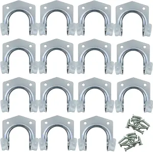 15pk Tool Hooks for Shed - Heavy Duty Shed Hooks for Garden Tools - Tool Storage Hooks - Garden Tool Hooks - Garage Hooks