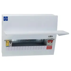 Lewden PRO-R16MS 13 Usable Way Consumer Unit with Main Switch & Type 2 Surge