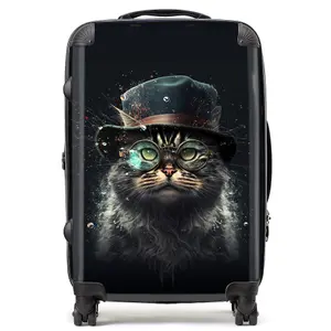 Norwegian Forest Cat Splashart Suitcase - Medium