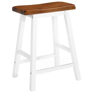 Berkfield Bar Table and Stool Set 3 Pieces Solid Wood