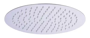 KeenFix Slimline Round 250mm Chrome Stainless Steel Shower Head