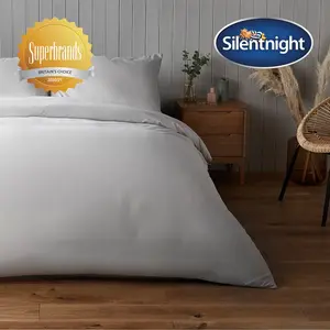 Silentnight Supersoft Duvet Set White / Kingsize - 2 Pillowcases (45 x 80 cm)