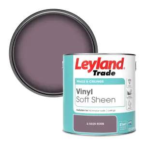 Leyland Trade Vinyl Soft Sheen Walls & Ceilings Emulsion Paint (S 5020-R30B) - 2.5L