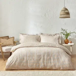 Yard Barton Check Reversible Duvet Set