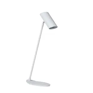 Lucide Hester Modern Desk Lamp - 1xGU10 - White