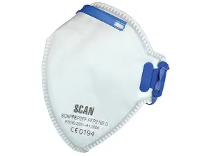 Scan  Fold Flat Disposable Mask FFP2 Protection Pack Of 20 SCAPPEP2FFB