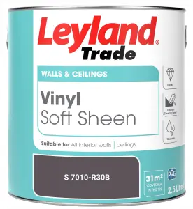 Leyland Trade Vinyl Soft Sheen Walls & Ceilings Emulsion Paint (S 7010-R30B) - 2.5L