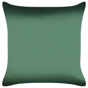 Set of 2 Cushions MARSHMALLOW Velvet 45 x 45 cm Abstract Green