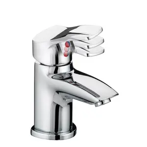 Capri Monobloc Basin Mixer with Waste With Pop Up Waste / Eco Click Water Saving