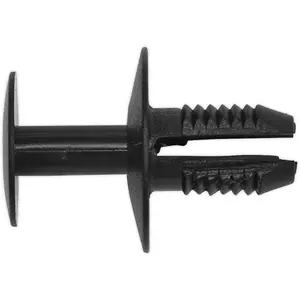 20 PACK Black Push Rivet Trim Clip - 20mm x 30mm - Universal Vehicle Fitting