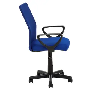 Interiors by Premier Stratford Dark Blue Home Office Chair