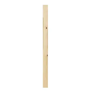 Richard Burbidge Pine Chamfered Newel post (H)1500mm (W)82mm