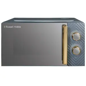 Russell Hobbs 17L, Manual Groove Microwave in Grey - RHMM723G