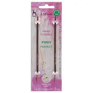 PERFECT I/C 14CMX3.50 - Perfect: Knitting Pins: Circular: Interchangeable: 14cm x 3.50mm - Pony