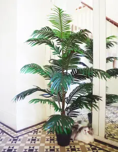 140cm Large Bushy Artificial Palm Tree