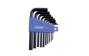 Laser Tools 0952 10pc Hex Key Set Metric 1.5 - 10mm