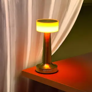 KRYPTON Rechargeable Metal Table Lamp 3 Stepless Dimming