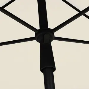 Berkfield Garden Parasol with Pole 210x140 cm Sand