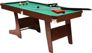 Charles Bentley Premium 6ft Pub Style Folding Snooker And Pool Games Table | Robert Dyas