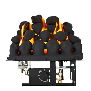 Focal Point Taper Black Manual control 3.75kW Gas Fire